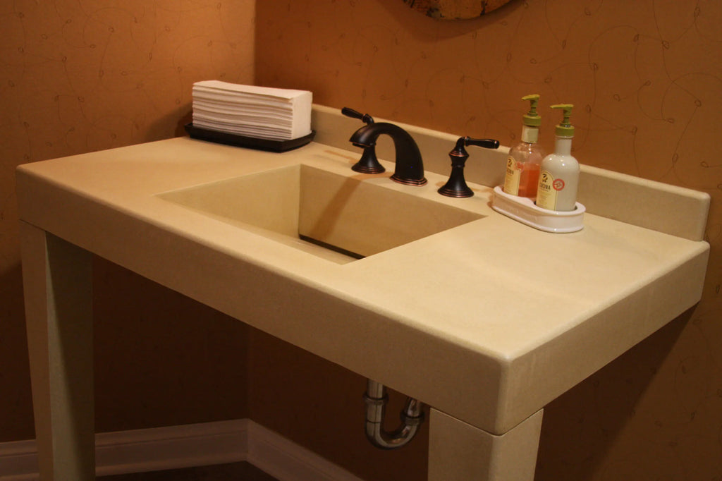 Integral Sink Commercial | CustomCreteWerks